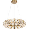 Люстра ODEON LIGHT MIRAGE L-VISION ODL24 453 LED 92W 4000K 4873лм металл акрил, античная бронза 5030/92L