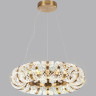 Люстра ODEON LIGHT MIRAGE L-VISION ODL24 453 LED 92W 4000K 4873лм металл акрил, античная бронза 5030/92L