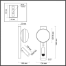 Настенный светильник ODEON LIGHT ALBERGO HIGHTECH 7048/5WL