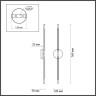 Настенный светильник ODEON LIGHT HIGHTECH FUERTE 4324/12WL