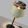 Настольная лампа ODEON LIGHT KRESSA PENDANT ODL24 401 E27 1*60W черный зеленый золотой, металл экокожа 4992/1TA