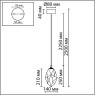 Подвесной светильник ODEON LIGHT GEMME 7113/4LA